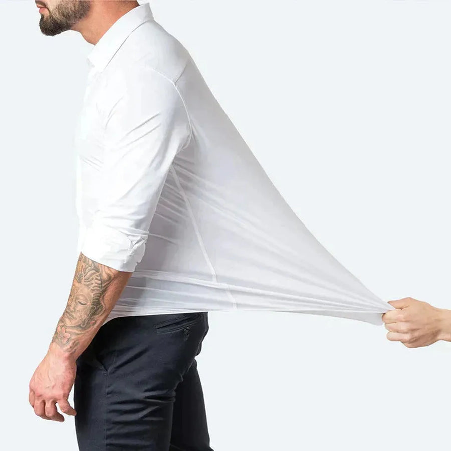 Herren Hemd Mit Stretch | Langarm