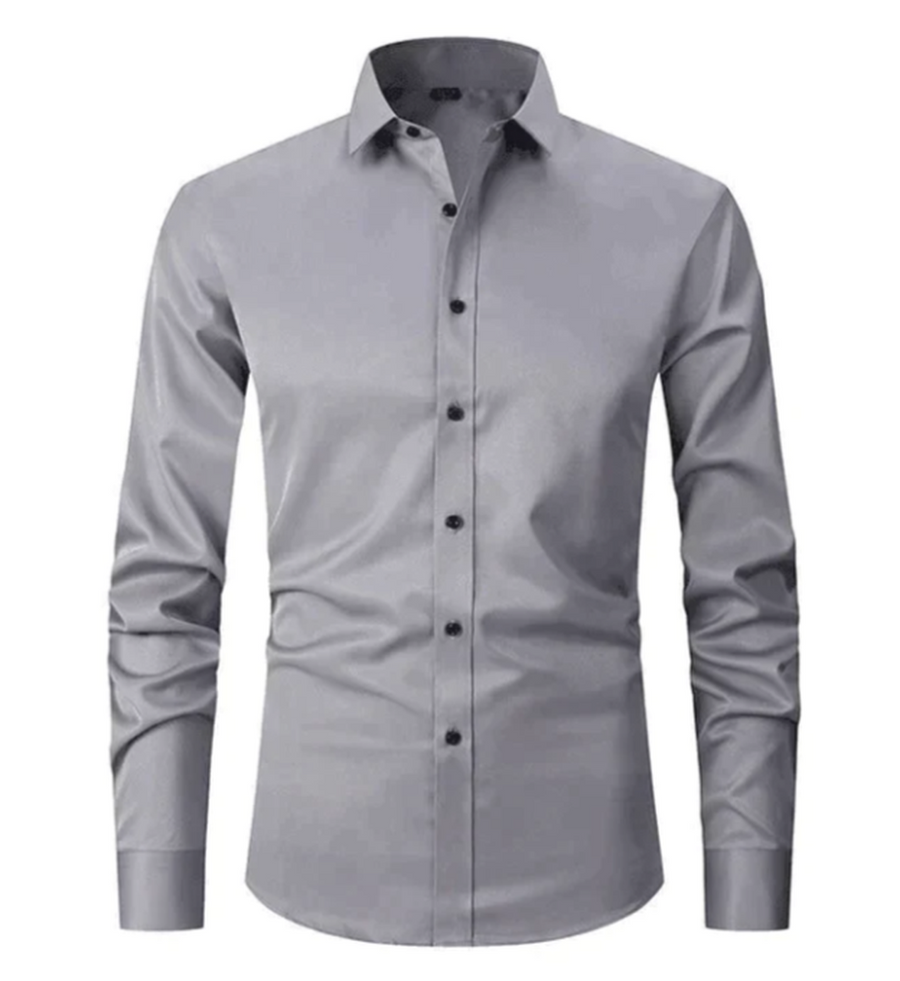 Herren Hemd Mit Stretch | Langarm
