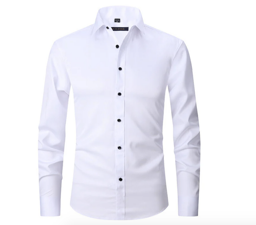 Herren Hemd Mit Stretch | Langarm