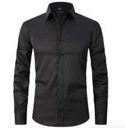 Herren Hemd Mit Stretch | Langarm