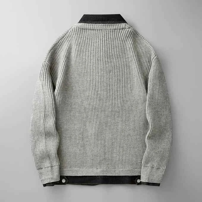 Hybrid Strickjacke Herren
