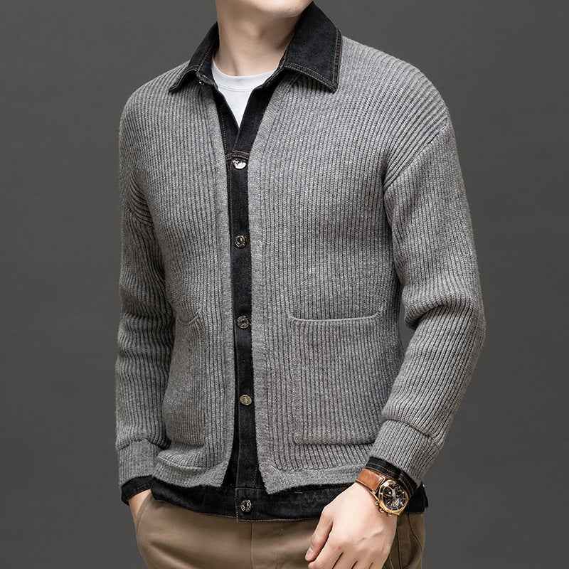 Hybrid Strickjacke Herren