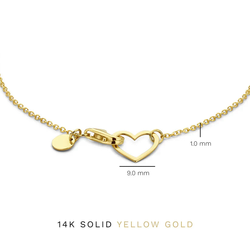 Lilou Coeur Armband | Gold