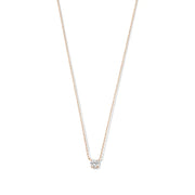 Lisandra® | Moissanit Stein Halskette | Gold