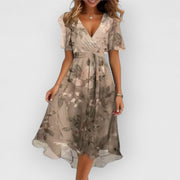 Mackenzie |  V-Ausschnitt Damenkleid