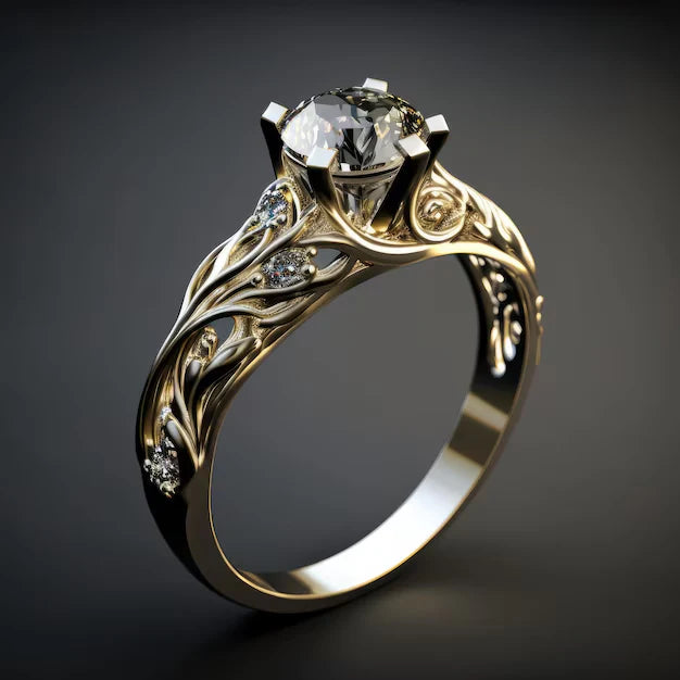 Eleganter Ring mit exotischen Zirkonias