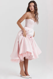 Cindy Tüll Midi Kleid