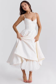 Cindy Tüll Midi Kleid