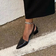 Orthopädische Pumps mit Blockabsatz für Damen | Fußgewölbestütze