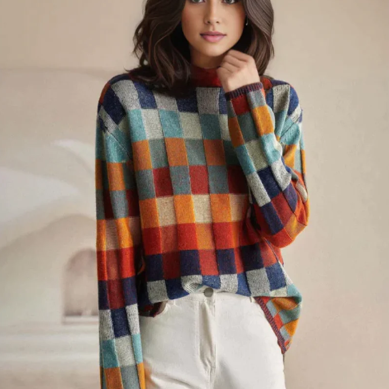Astrid | Strickpullover mit Mélange & Wohlfühlfaktor