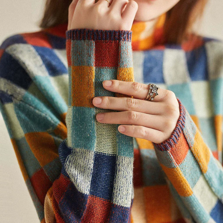 Astrid | Strickpullover mit Mélange & Wohlfühlfaktor