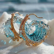 Ozean-Eidschmuck Ohrringe