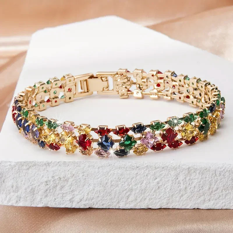 Buntes helles Armband