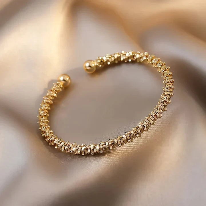 Offenes Gold Bright-Armband