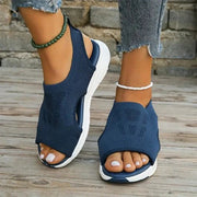 Orthopädische Sandalen Damen mit Fußgewölbestütze & Memory Foam