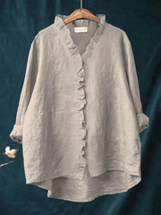 Clara | Elegantes Damen Rüschenhemd für Anlässe