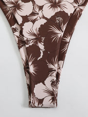 Heidi-Mode | Blumenmuster Halterneck-Bikini