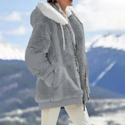 Andrea | Winterjacke mit Kapuze und Reißverschluss