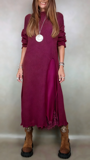 Artone™ - Elegantes Zweiteiliges Set – langer Pullover und Passendes Kleid