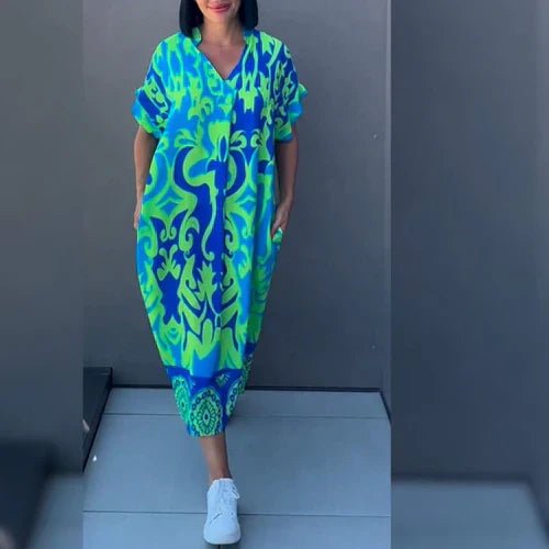 Elena | Elegante bloemenjurk