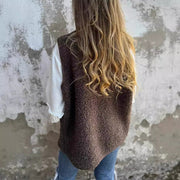 Montana - Herbst Strickweste mit großen Knöpfen