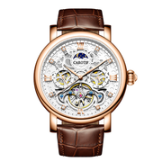 GERALD® MECHANISCHE AUTOMATIK-ARMBANDUHR AUS LERNCHE