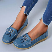 Orthopädische Leder-Loafer für Damen | Fußgewölbestütze