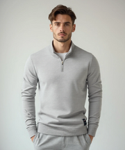 Stoyan – Strick Pullover Mit Halbem Reißverschluss