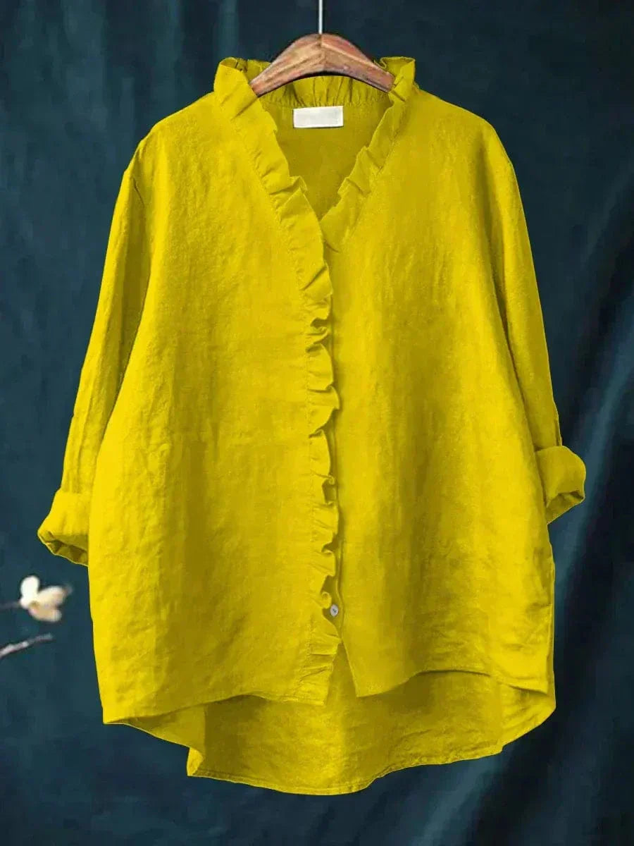 ELINE | ELEGANTE SOMMERBLUSE AUS LEINEN