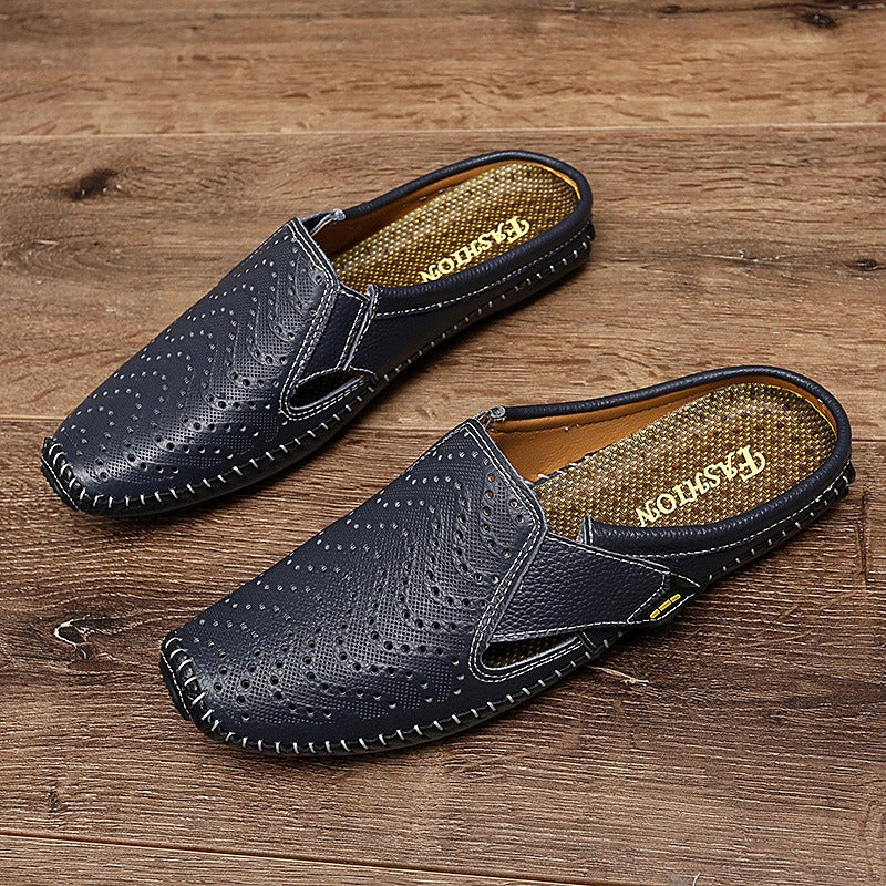 Herren Slipper aus perforiertem Leder für Herren - Enrique