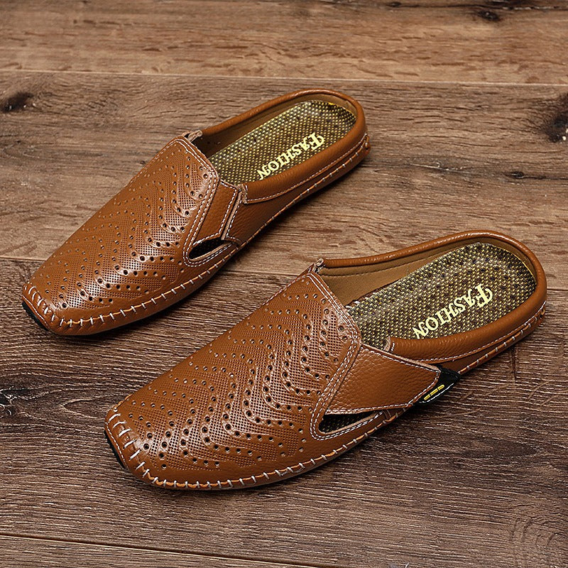 Herren Slipper aus perforiertem Leder für Herren - Enrique