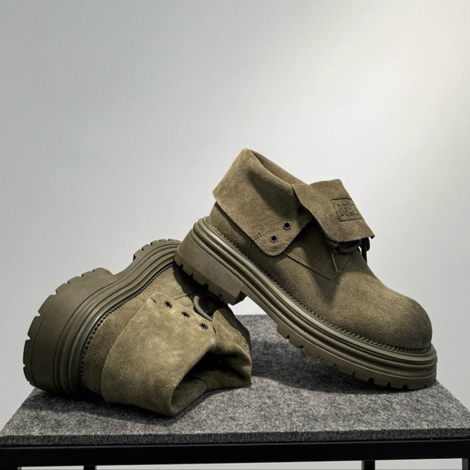 Herrenstiefel Wildleder dicke Sohle urbaner Stil - Bartolo