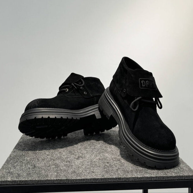 Herrenstiefel Wildleder dicke Sohle urbaner Stil - Bartolo