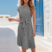 Midikleid mit geometrischem Druck für Damen - Camila