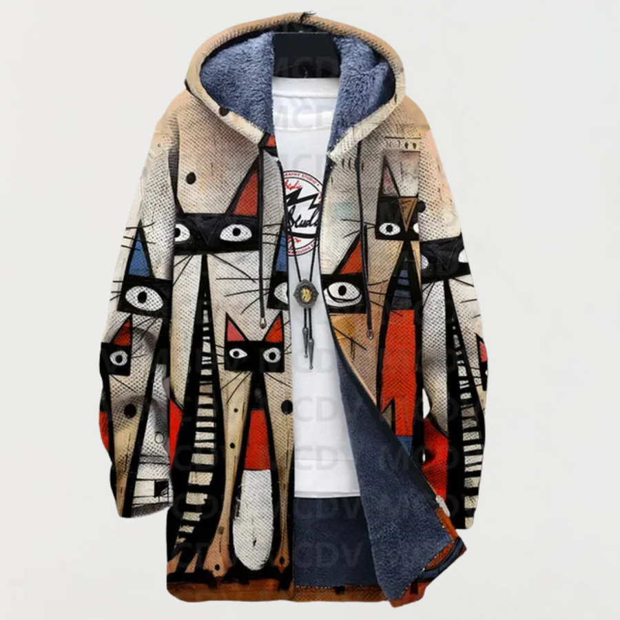 Melania - Premium-Jacke mit künstlerischem Design