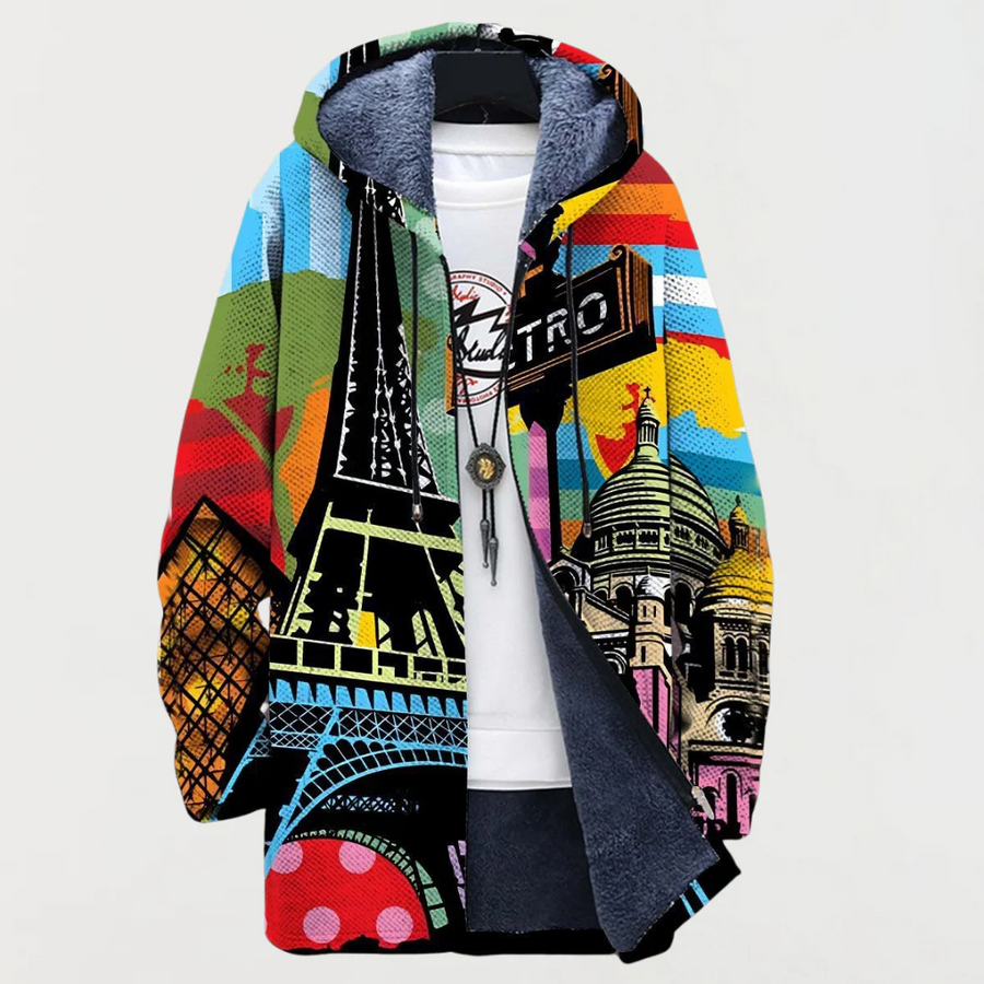 Evelina – Eine hochwertige Jacke, in der Mode und Kunst verschmelzen