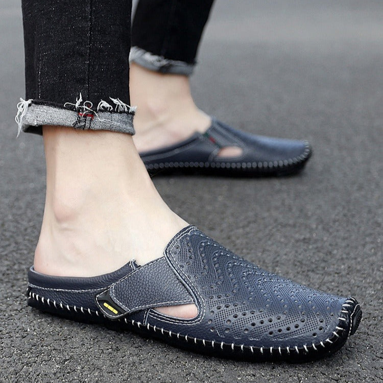 Herren Slipper aus perforiertem Leder für Herren - Enrique