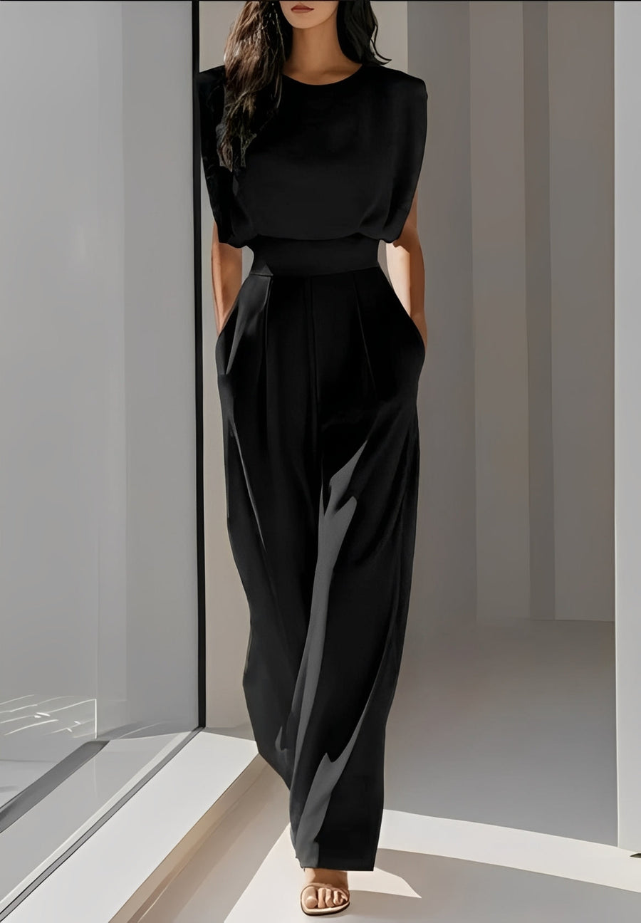 Bernice - Lässiger Ärmelloser Jumpsuit