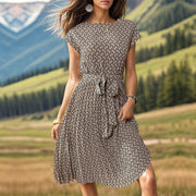 Midikleid mit geometrischem Druck für Damen - Camila