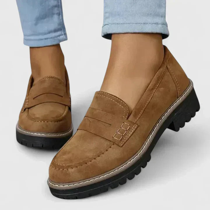 Orthopädische Slipper für Damen | Grobe Sohle
