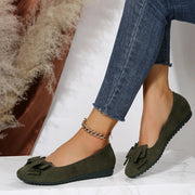 Victoria | Damen Frühlings Ballerinas mit Schleifen-Detail