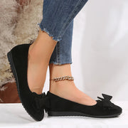 Victoria | Damen Frühlings Ballerinas mit Schleifen-Detail