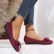 Victoria | Damen Frühlings Ballerinas mit Schleifen-Detail