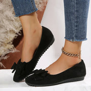 Victoria | Damen Frühlings Ballerinas mit Schleifen-Detail