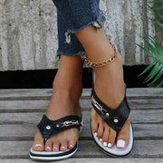 Isla – Elegante orthopädische Zehensandalen mit Schmuckdetails