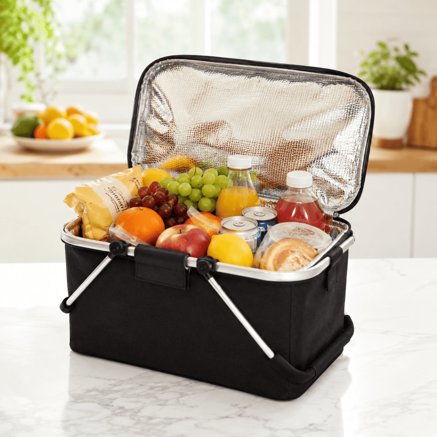 Isolierte Kühltasche faltbar mit Tragegriff