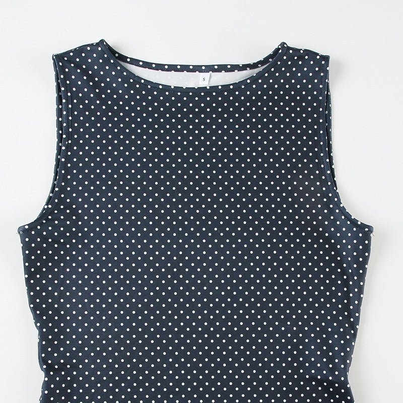 Jana | Damen Gepunktetes Minikleid – Polka Dot Sommerkleid Party & Freizeit 2026