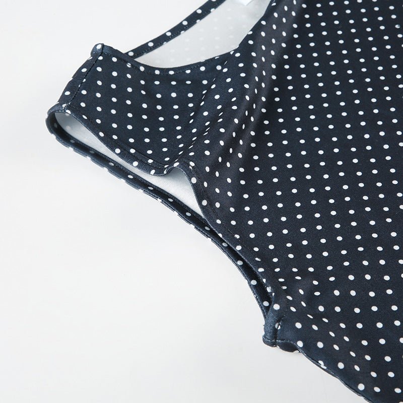 Jana | Damen Gepunktetes Minikleid – Polka Dot Sommerkleid Party & Freizeit 2026