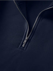 Herren Freizeit-Sweatshirt Mit Viertelzip | Winter