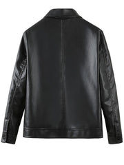 Herren Lederjacke Mit Reißverschluss | Mit Taschen
